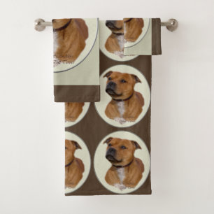 Staffordshire Bull Terrier Bad Handdoek