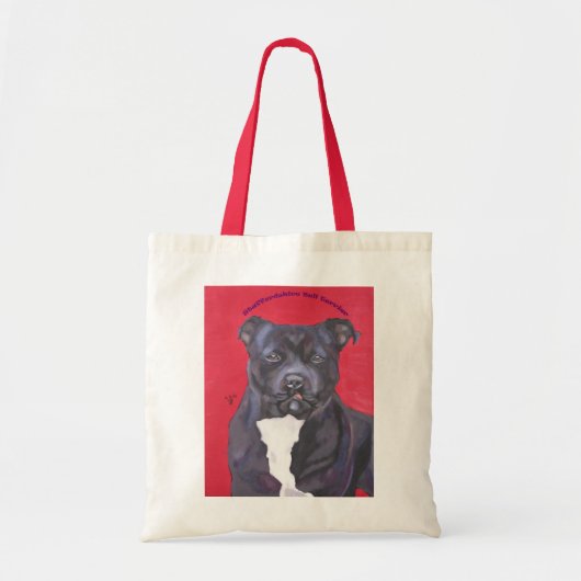 Staffordshire Bull Terrier bag Tote Bag (Voorkant)