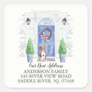 Staffordshire Bull Terrier Blauw Deuradres Label