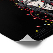 Staffordshire Bull Terrier Christmas Graphics Dog  Poster (Hoek)