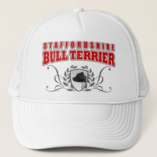 Staffordshire Bull Terrier COA red text Trucker Pet (Voorkant)
