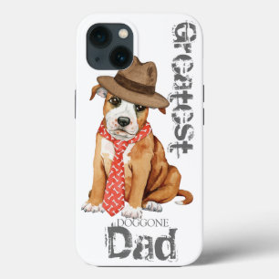 Staffordshire Bull Terrier Dad iPhone 13 Hoesje