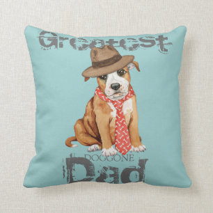 Staffordshire Bull Terrier Dad Kussen