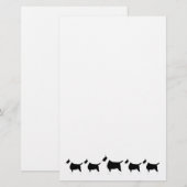 Staffordshire Bull Terrier Dog Design Briefpapier (Voorkant / Achterkant)