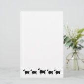 Staffordshire Bull Terrier Dog Design Briefpapier (Staand voorkant)