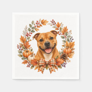 Staffordshire Bull Terrier Herfst Servet