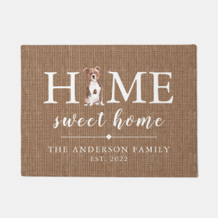 Staffordshire Bull Terrier Home Sweet Home Doormat Deurmat