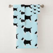 Staffordshire Bull Terrier hondenontwerp Bad Handdoek (Insitu)