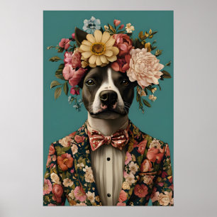 Staffordshire Bull Terrier In Pak Poster, Staffy Poster