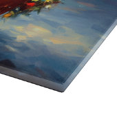 Staffordshire Bull Terrier Kerstfeest Snijplank (Hoek)