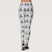 Staffordshire Bull Terrier Kerstmis Leggings (Achterkant)