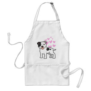 Staffordshire Bull Terrier Love Standaard Schort