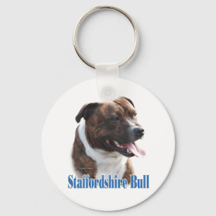 Staffordshire Bull Terrier Naam Sleutelhanger
