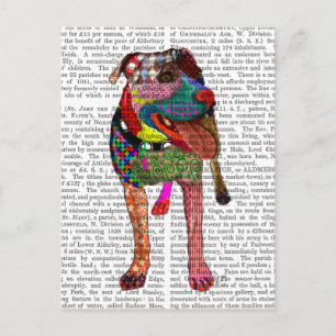 Staffordshire Bull Terrier - Patchwork Briefkaart