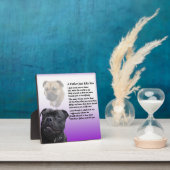 Staffordshire Bull Terrier Père Poème Plaque (Insitu)