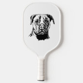 Staffordshire Bull Terrier Pickleball Paddle (Achterkant)