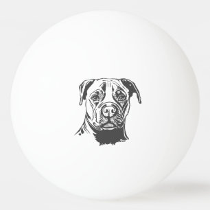 Staffordshire Bull Terrier Pingpongballen