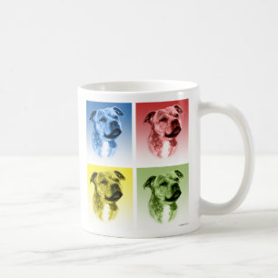 Staffordshire Bull Terrier Pop Art Koffiemok
