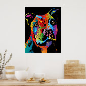 Staffordshire Bull Terrier Poster (Keuken)