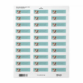 Staffordshire Bull Terrier Return Address Labels (Full Sheet)