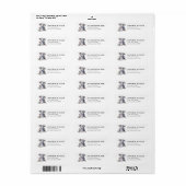 Staffordshire Bull Terrier Return Address Labels (Full Sheet)