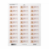 Staffordshire Bull Terrier Return Address Labels (Full Sheet)