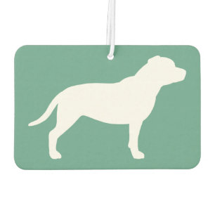 Staffordshire Bull Terrier Silhouette Luchtverfrisser