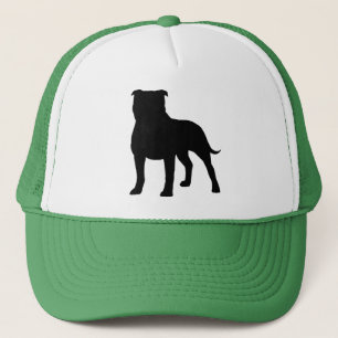Staffordshire Bull Terrier Silhouette   Staffie Trucker Pet