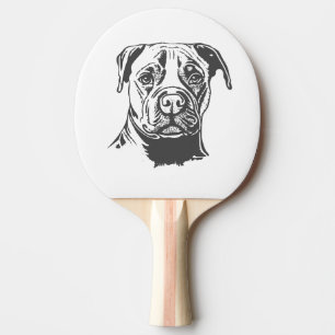 Staffordshire Bull Terrier Tafeltennisbatje