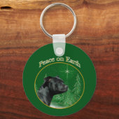 Staffordshire Bull Terrier Vrede Sleutelhanger (Achterkant)