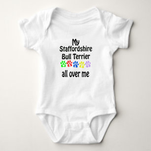 Staffordshire Bull Terrier Wandelingen Ontwerp Romper