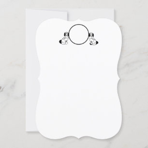 Staffordshire Chinoiserie Dog Note Cards Kaart