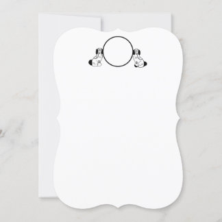 Staffordshire Chinoiserie Dog Note Cards Kaart