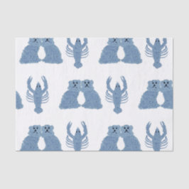 Staffordshire Dogs Lobster Ginger Jars Tissuepapier