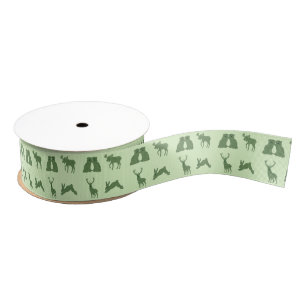 Staffordshire Dogs Topiary Deer Rabbit Grosgrain Lint