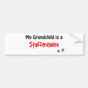 Staffordshire Grandchild Bumpersticker