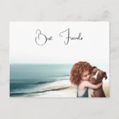 Staffordshire Pitbull & Meisje Keepsake Briefkaart (Voorkant)