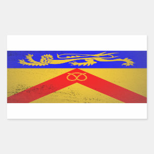 Staffordshire Rechthoekige Sticker
