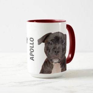 Staffordshire Terrier gepersonaliseerde mug Mok