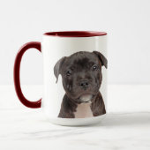 Staffordshire Terrier mug personnalisé (Gauche)