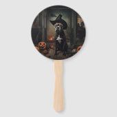 Staffordshire Terrier Pumpkins Halloween Scary Handwaaier (Achterkant)