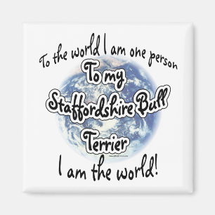 Staffordshire Terrier World 2 - Magnet Magneet