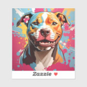 Staffordshire Verjaardagsfeest Sticker (Vel)