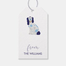 Stafforshire Spaniel Custom Gift Labels