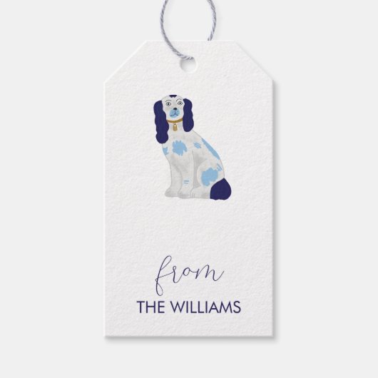 Stafforshire Spaniel Custom Gift Labels Cadeaulabel (Voorkant)