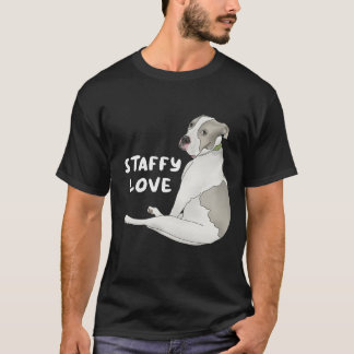 Staffy Love T-shirt