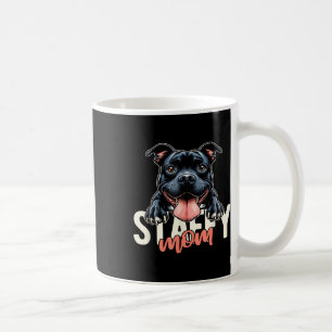 Staffy Mom Staffordshire Bull Terrier Dog Tattoo F Koffiemok