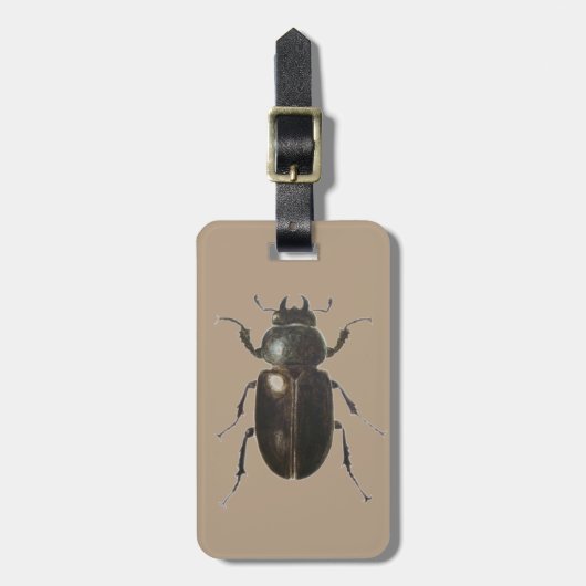 Stag Beetle 2011 Bagagelabel (Voorkant verticaal)