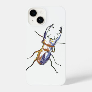  Stag Beetle Drawing iPhone 14 Hoesje