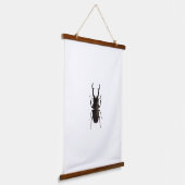 Stag Beetle Hangend Wandkleed (Gebogen)